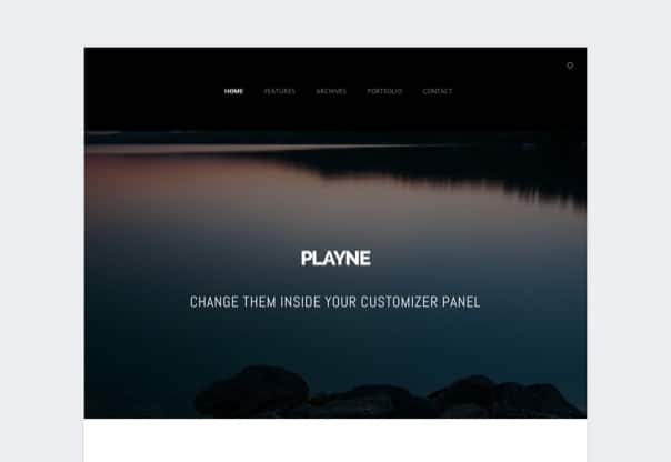 Playne - Clean & Modern Blogging Theme