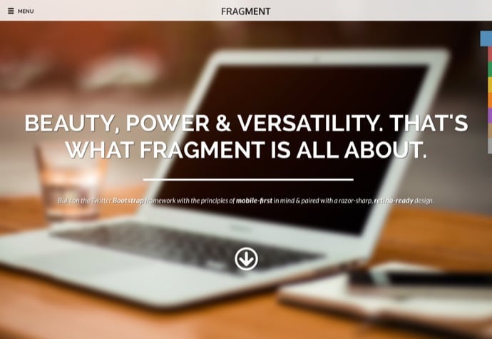 Fragment - Responsive One Page WordPress Theme