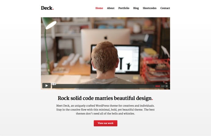 Deck WordPress Theme