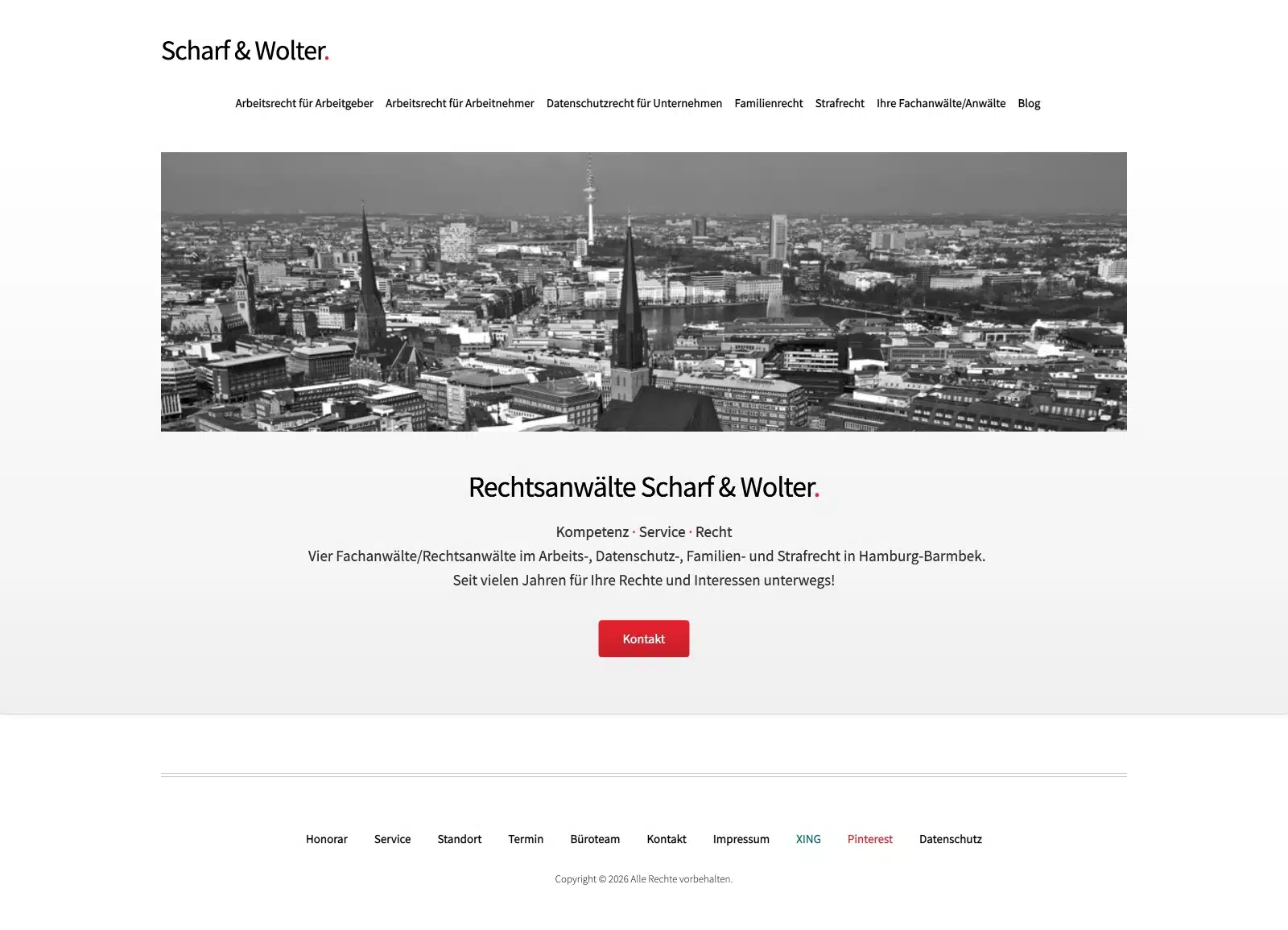 Scharf & Wolter - Website Desktop Scharf & Wolter - Website Desktop