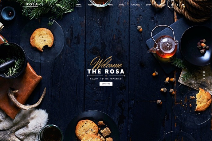 ROSA An Exquisite Restaurant WordPress Theme