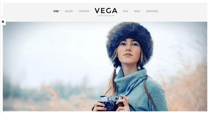 Vega Portfolio Gallery Theme for Photographer
