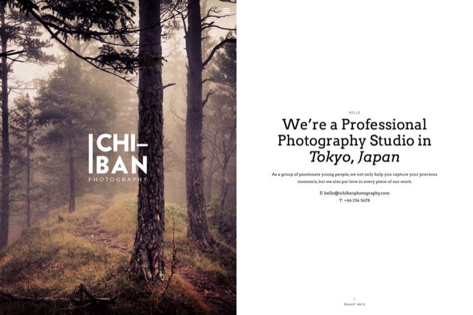 Ichiban - A Theme for Photographers