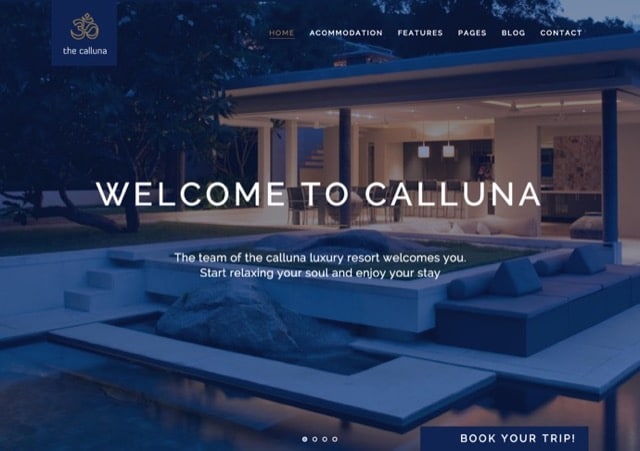 Hotel Calluna - Hotel & Resort & WordPress Theme