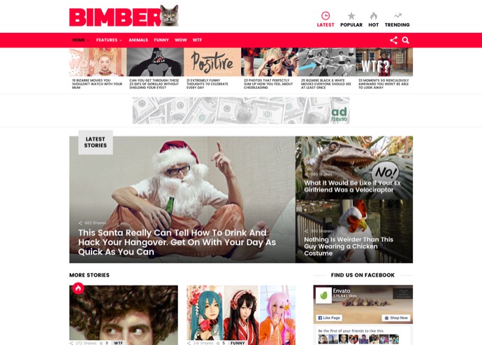 Bimber - Viral & Buzz WordPress Theme