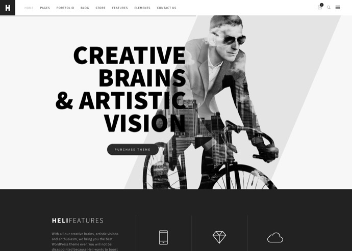 Heli - Creative Multi-Purpose WordPress Theme