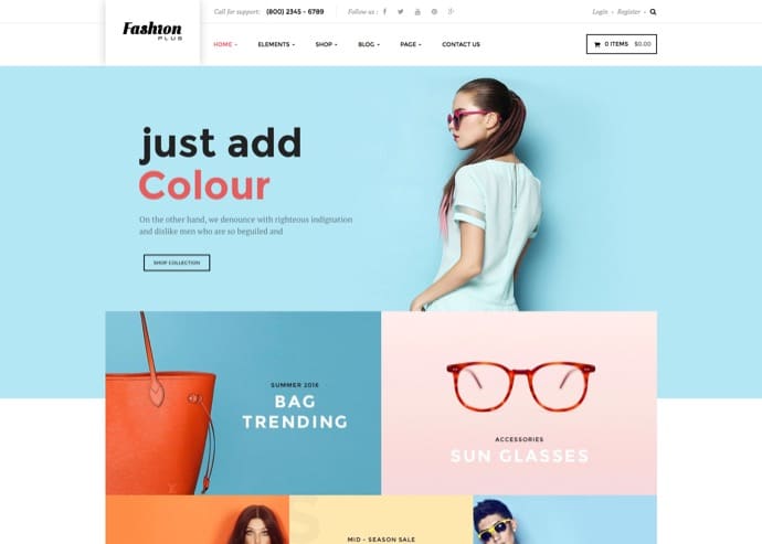 WooCommerce Fashion WordPress Theme - Fashion Plus