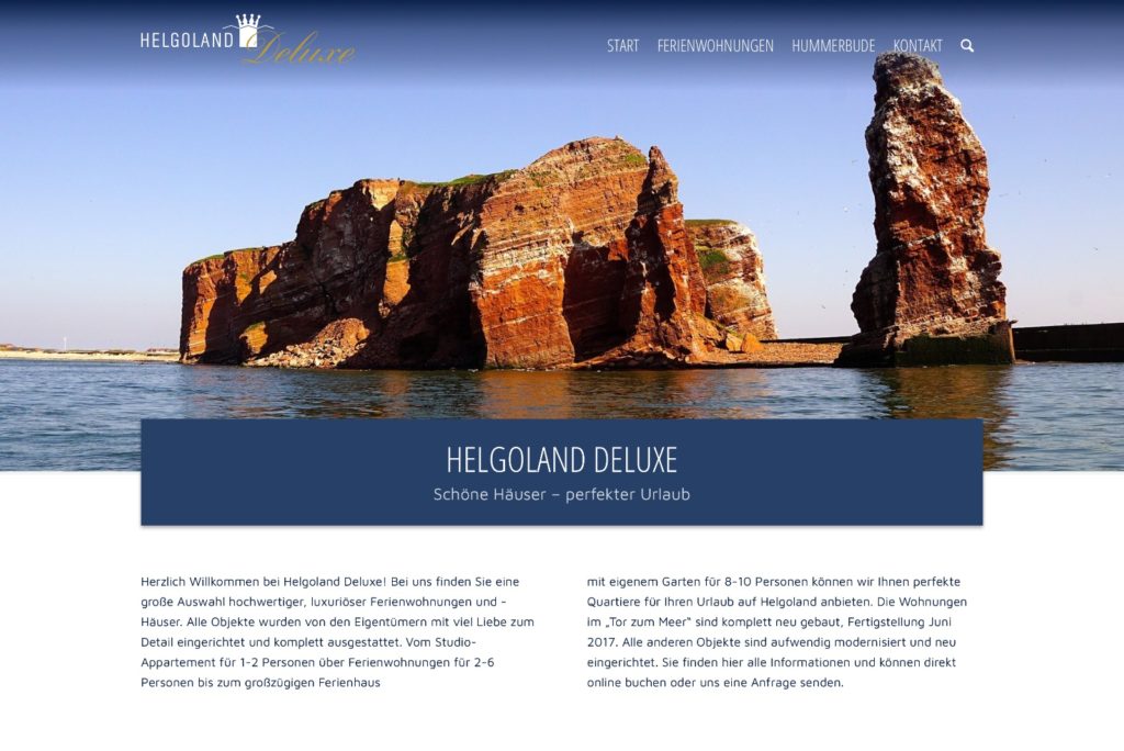 Startseite Helgoland Deluxe