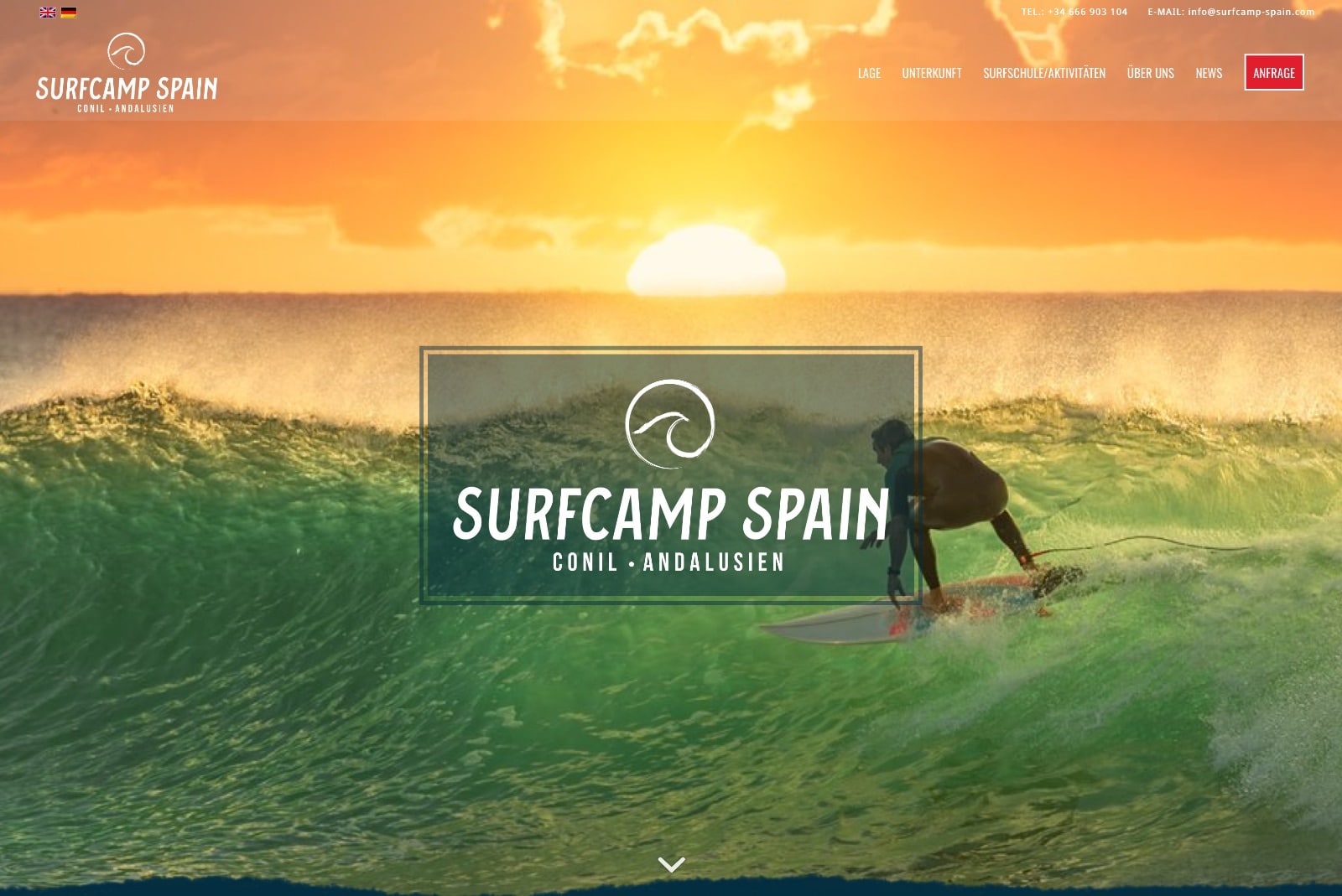Startseite Surfcamp Spain