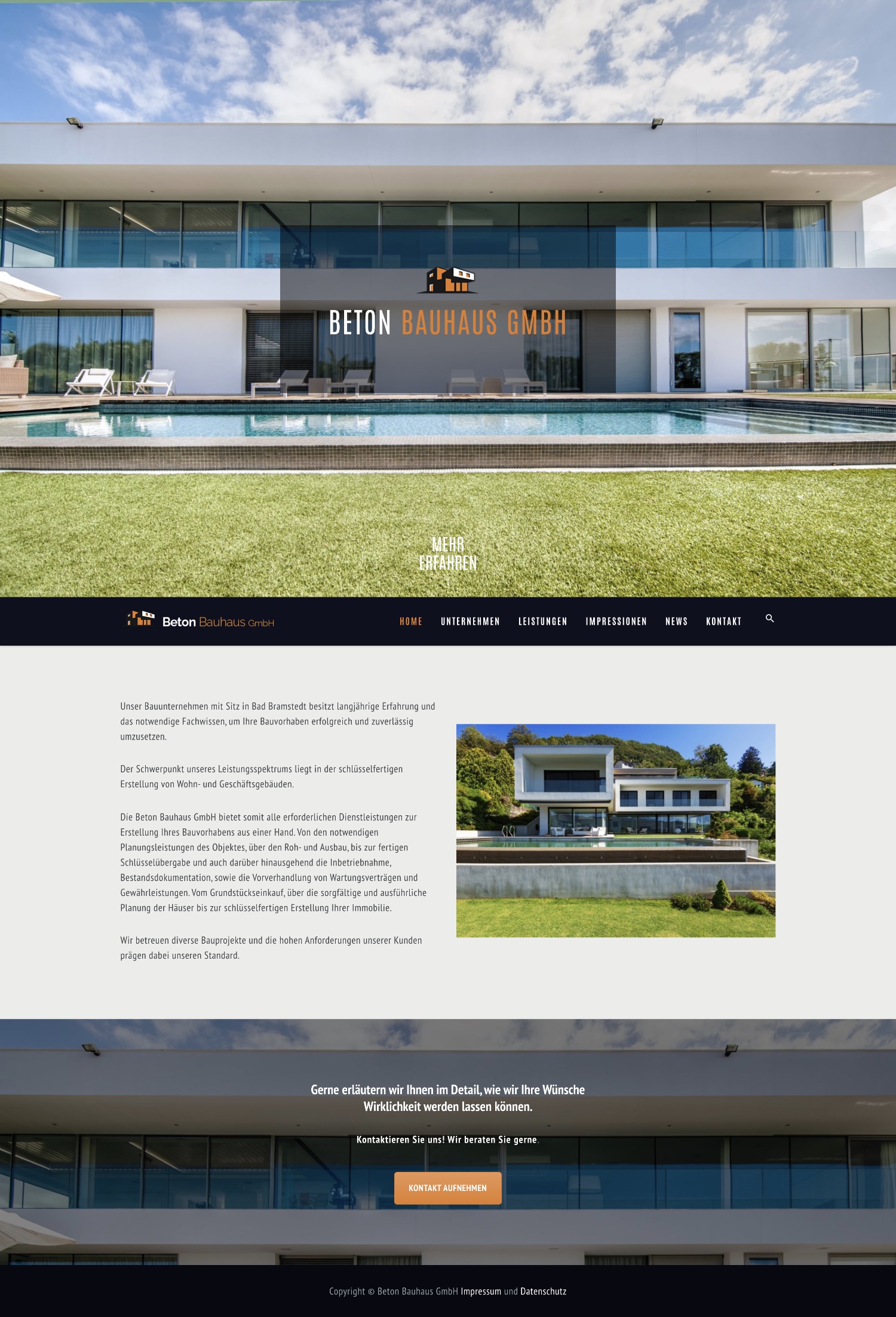 Beton-Bauhaus Website