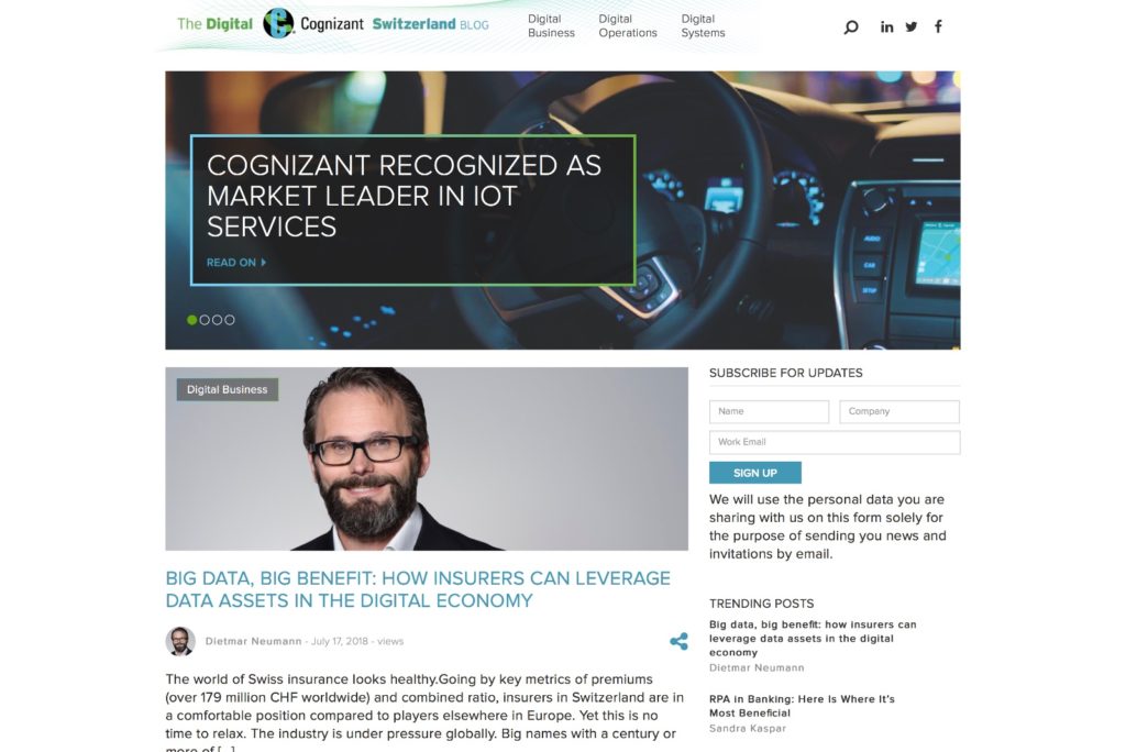 Digital Cognizant Startseite