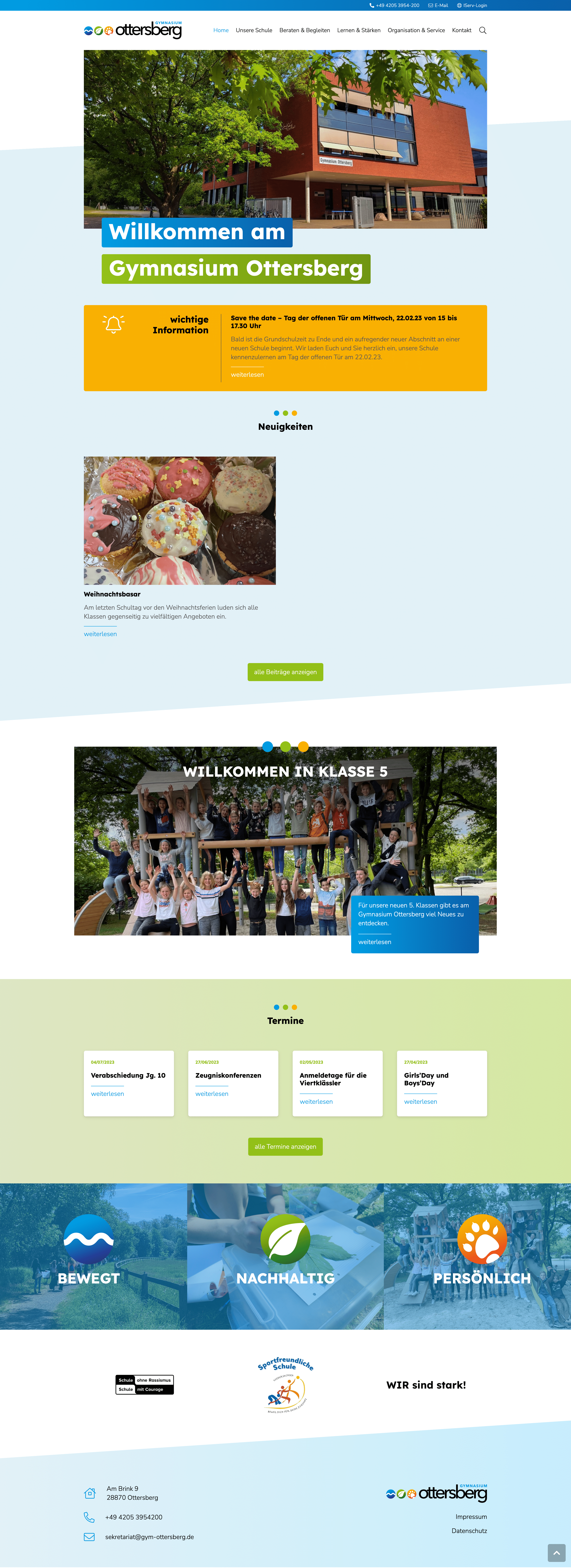 Gymnasium Ottersberg - Website