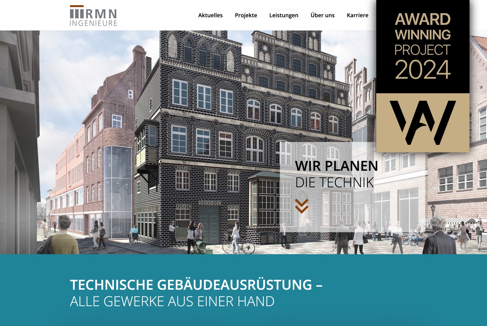 RMN-Ingenieur - Startseite - German Web Award Winner Project 2024