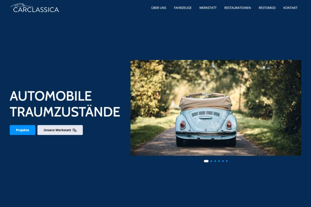 CarClassica - Startseite