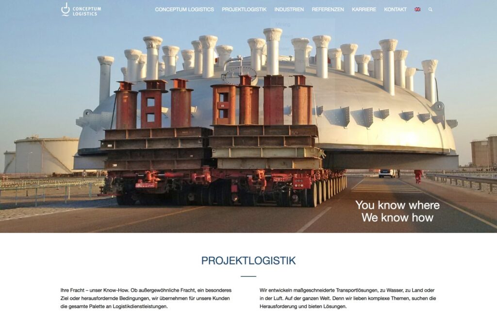 Conceptum Logistics Startseite