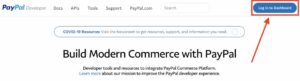 Developer-PayPal Website mit Login