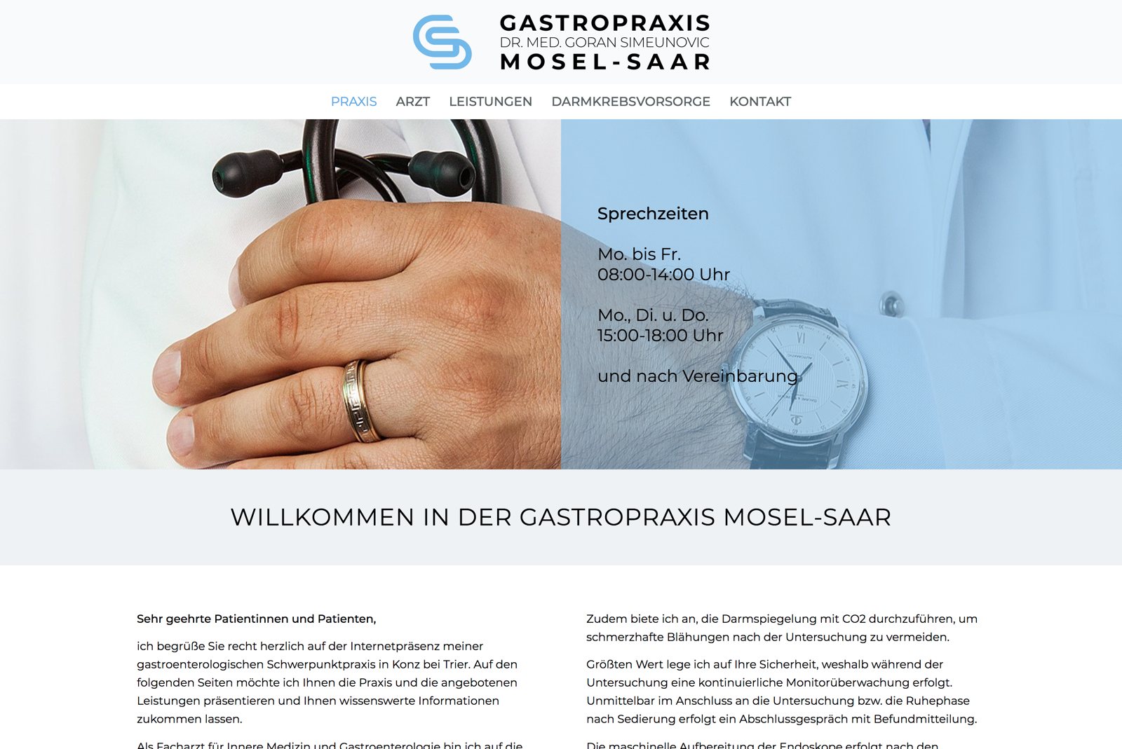 Gastropraxis Mosel Saar Dr Med Goran Simeunovic