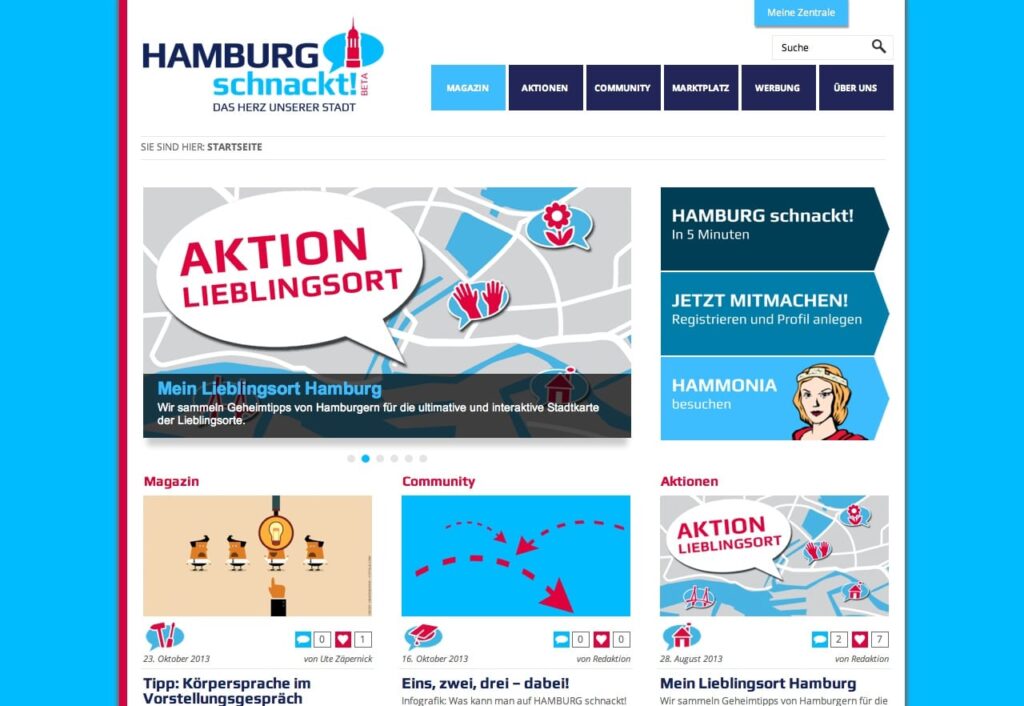 HAMBURG schnackt Startseite