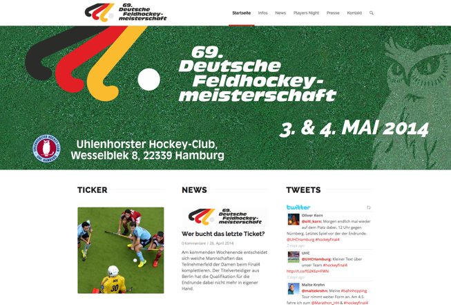 Hockey Final 4 Deutsche Feldhockey Meisterschaften 2014