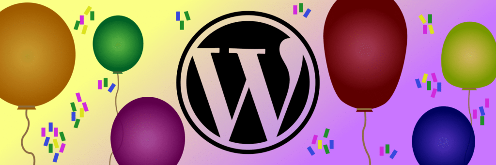 WordPress Geburtstag 15